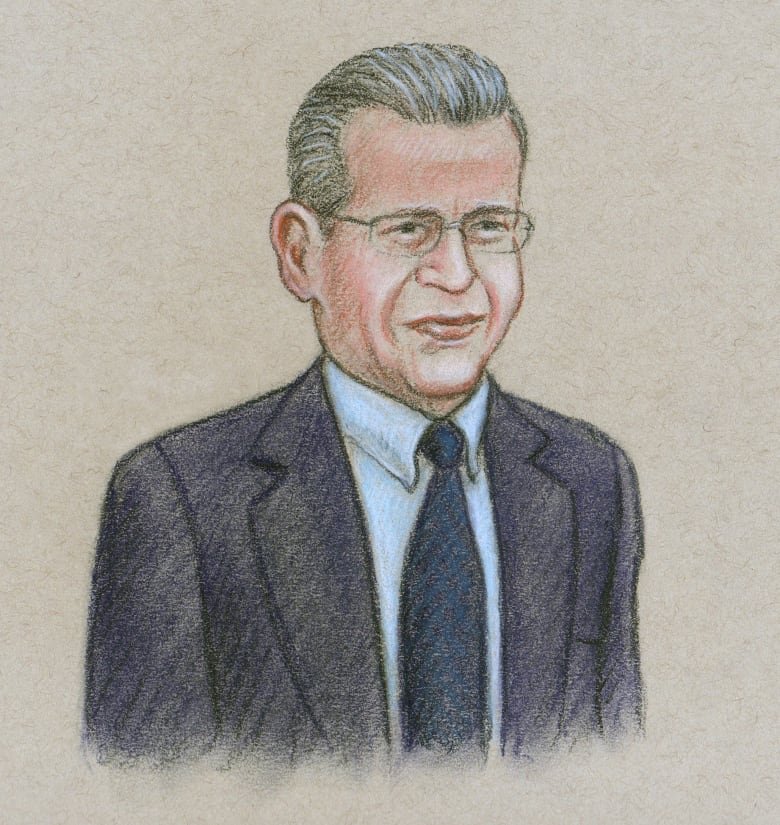 Former doctor, Eleazar Noriega in a court sketch.